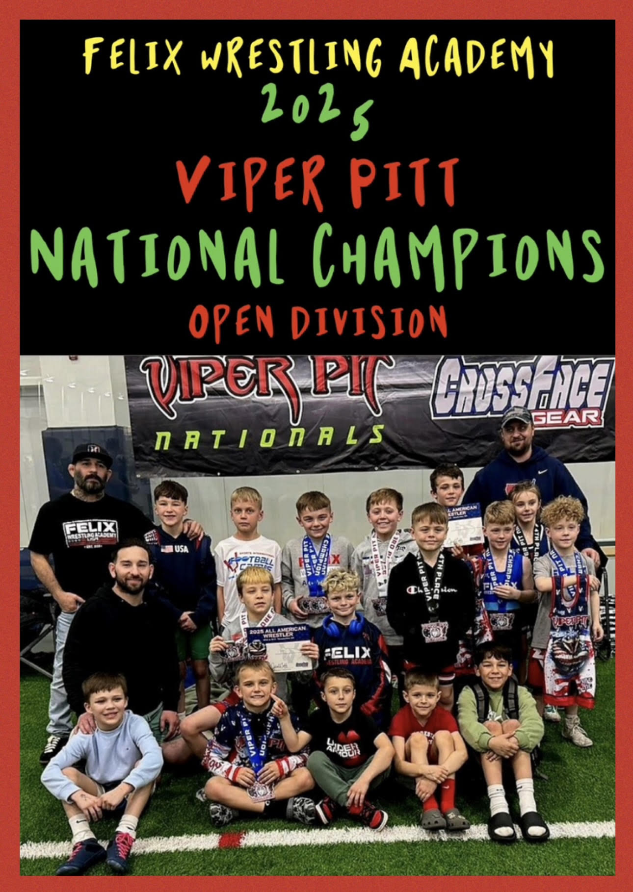 2025 Viper Pitt National Champions Open Division